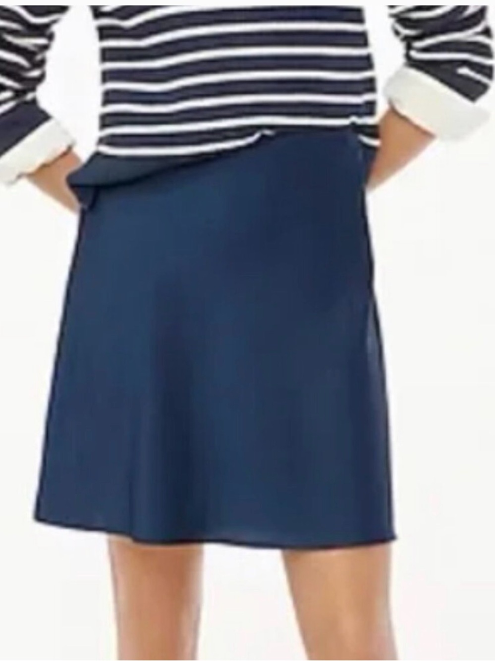 J Crew Classic Navy A-Line Women's Skirt